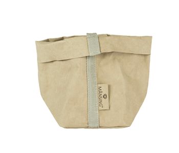 Pose förvaringspåse LITEN, beige/grå