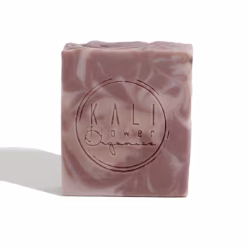 Ekologisk handgjord tvål - Purple clay - lila lera med frankincense