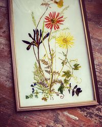 Tavla med blommor