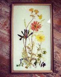 Tavla med blommor