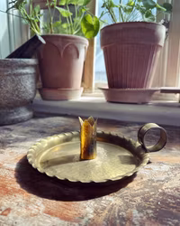 Ljusstake mässing