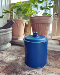 Blå burk