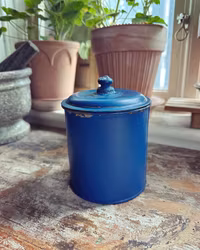 Blå burk