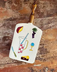 Uppläggningsfat med handtag