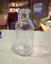 Glasflaska/mjölkflaska