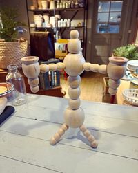 Ljusstake trä