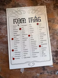 Kom-ihåg lista
