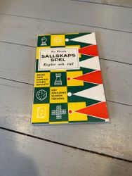 Bok ”Sällskapsspel - regler och råd” av Per Wersén