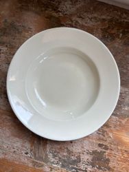 Vit djup tallrik Rörstrand