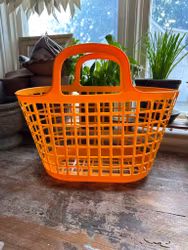 Gul retroväska