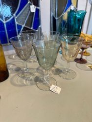 Små franska glas 5st (endast avhämtning)