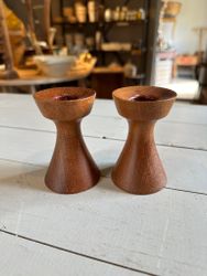 Ljusstakar i teak