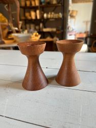 Ljusstakar i teak