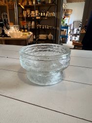 Amerikansk glasskål på fot E.O. Brody