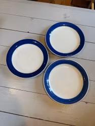 Assiett Koka Blå Rörstrand (säljes styckvis)