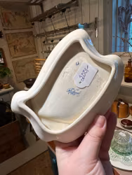 Fat av Rörstrand med reklam för kalk