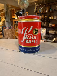 Plåtburk kaffe