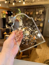 Skärbräda/underlägg i glas Signe Persson Melin