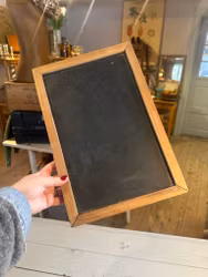 Griffeltavla med träram