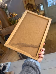 Griffeltavla med träram