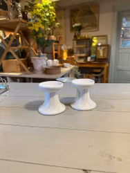 Ljusstakar Höganäs (säljes i par)