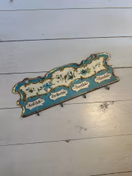 Hängare/kroklist tunn plåt