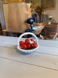 Skål med körsbär keramik (endast avhämtning)