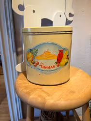 Plåtburk Röda Ugglan Kalmar Chokladfabrik