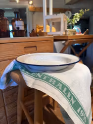 Djup tallrik emaljerad Kockums (nr2)