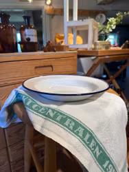 Djup tallrik emaljerad Kockums (nr3)