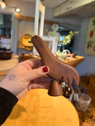 Öppnare/korkskruv teak