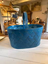 Blå korg