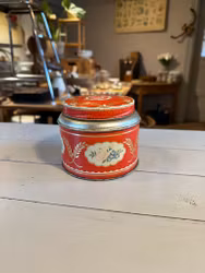 Liten plåtburk Kärnkaffe