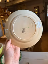 Grön Pyro Tallrik nr2
