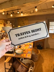 Skylt i plast