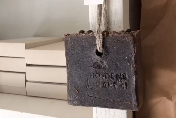 Soap-on-a-rope Handgjord ekologisk Lavendeltvål