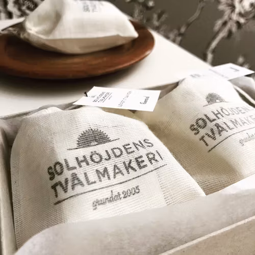 Exklusiva gästtvålar med äkta rosenolja