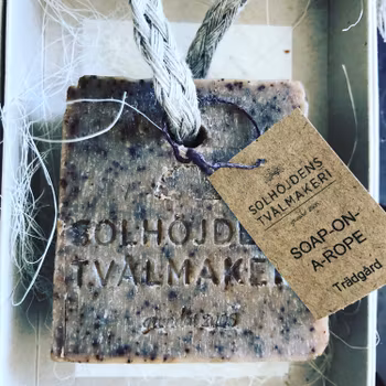 Trädgårdstvål Soap-on-a-rope, 220g