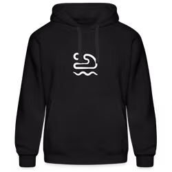 Cotton hoodie black for men