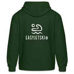Cotton hoodie green for men
