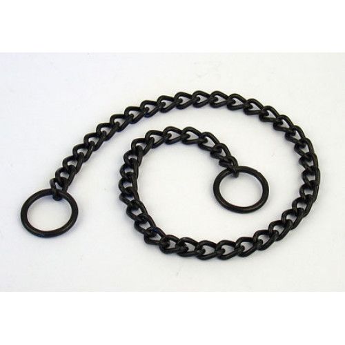 Dressyrhalsband svart länk