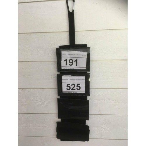 Nummerlappshållare med utbytbar front 3pack