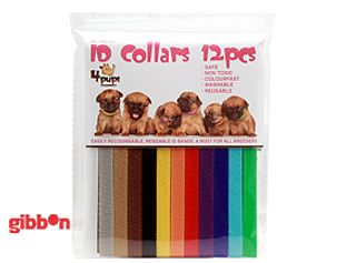 HALSBAND ID FÖR VALP 12-PACK