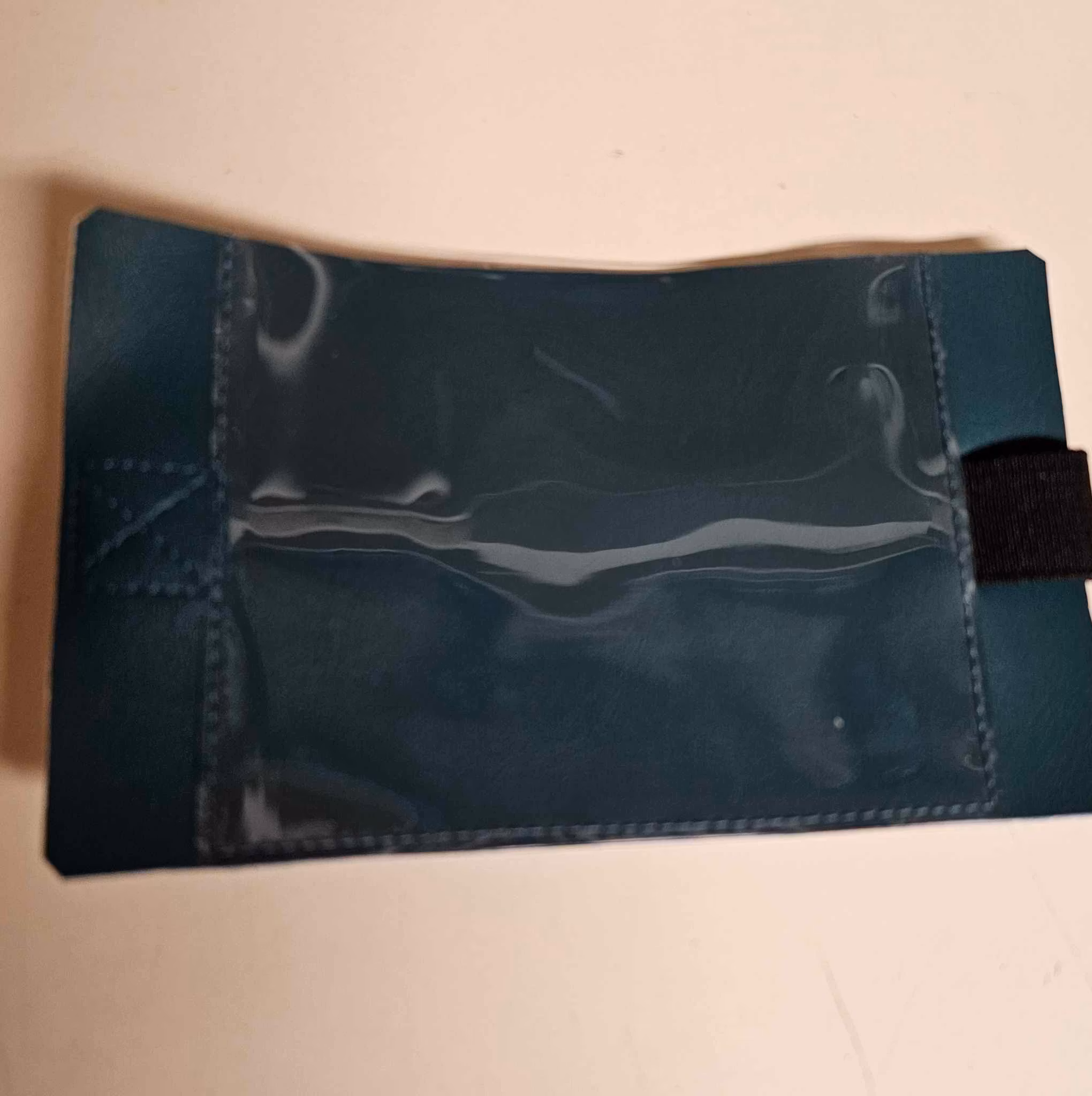 Nummerlapps ficka med kardborre