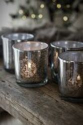 Majas Cottage - Adventlyktor/Set om 4