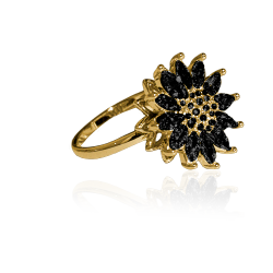 QUEEN BI - STAR GUIDANCE RING Svart