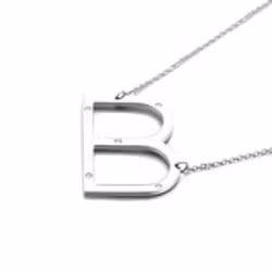 IDENTITY HALSBAND A-Z SILVER