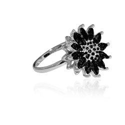 QUEEN BI - STAR GUIDANCE RING Svart