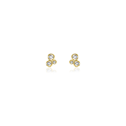 CRYSTAL TRIPLET STUDS