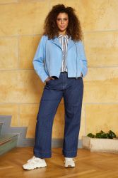 Fann bikerjacket Plussize